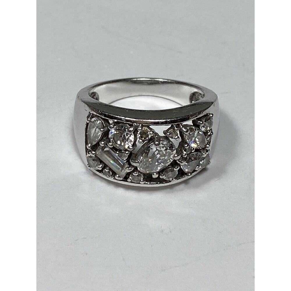 925 Thailand CZ Sterling Silver Ring Size 9 7.39g - Picture 12 of 12